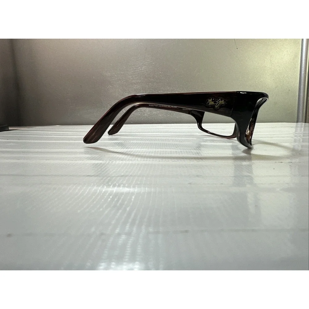 Maui Jim Sunglasses Frame Only MJ 202-02 Peahi Polished  Wrap Italy 65 mm